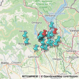 Mappa Vicolo Filzi, 28024 Gozzano NO, Italia (8.5545)