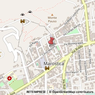 Mappa Via Tempesta, 21, 36063 Marostica, Vicenza (Veneto)