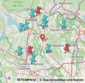 Mappa Strada Provinciale, 21043 Castiglione Olona VA, Italia (7.82833)