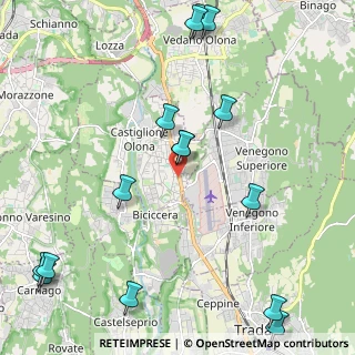 Mappa Strada Provinciale, 21043 Castiglione Olona VA, Italia (2.792)