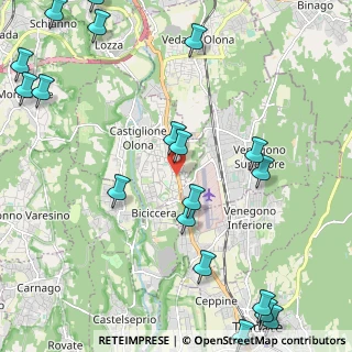 Mappa Strada Provinciale, 21043 Castiglione Olona VA, Italia (3.0775)