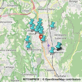 Mappa Strada Provinciale, 21043 Castiglione Olona VA, Italia (1.41471)