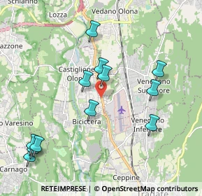 Mappa Strada Provinciale, 21043 Castiglione Olona VA, Italia (2.15)