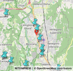 Mappa Strada Provinciale, 21043 Castiglione Olona VA, Italia (2.81455)