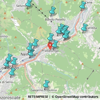 Mappa Via Serio, 24020 Pradalunga BG, Italia (2.4225)