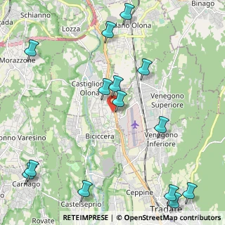 Mappa Piazza Ville D'Etupes, 21043 Castiglione Olona VA, Italia (2.83214)