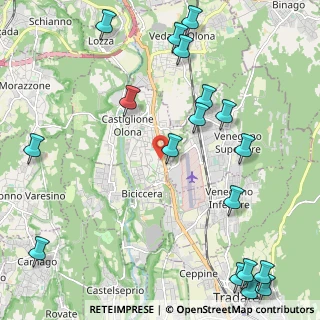 Mappa Piazza Ville D'Etupes, 21043 Castiglione Olona VA, Italia (2.92833)