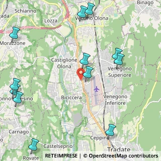 Mappa Piazza Ville D'Etupes, 21043 Castiglione Olona VA, Italia (2.8975)