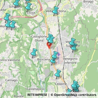 Mappa Piazza Ville D'Etupes, 21043 Castiglione Olona VA, Italia (3.0745)