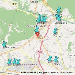 Mappa Via G. Garibaldi, 36013 Piovene Rocchette VI, Italia (2.8)