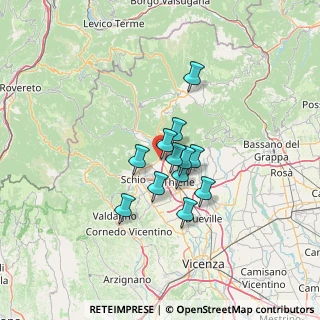 Mappa Via G. Garibaldi, 36013 Piovene Rocchette VI, Italia (8.685)