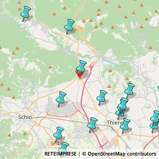 Mappa Via G. Garibaldi, 36013 Piovene Rocchette VI, Italia (6.33)
