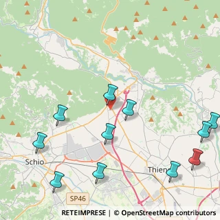 Mappa Via G. Garibaldi, 36013 Piovene Rocchette VI, Italia (5.46273)