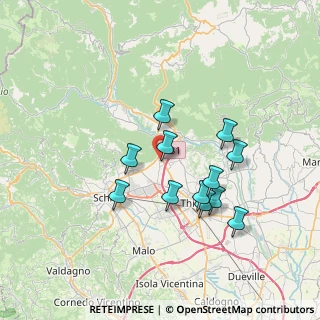 Mappa Via G. Garibaldi, 36013 Piovene Rocchette VI, Italia (6.26417)