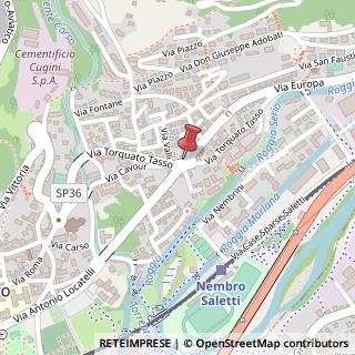 Mappa Via Antonio Locatelli,  4, 24027 Nembro, Bergamo (Lombardia)