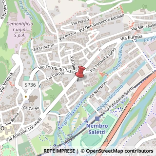 Mappa Via Antonio Locatelli, 7, 24027 Nembro, Bergamo (Lombardia)