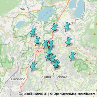 Mappa Via Molinello, 23892 Bulciago LC, Italia (2.92357)