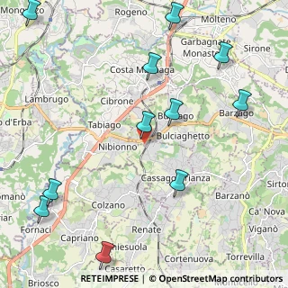 Mappa Via Molinello, 23892 Bulciago LC, Italia (2.75455)