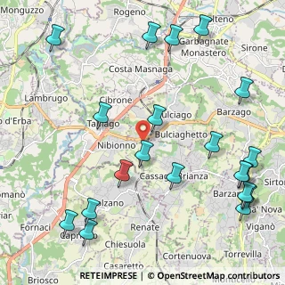 Mappa Via Molinello, 23892 Bulciago LC, Italia (2.7345)