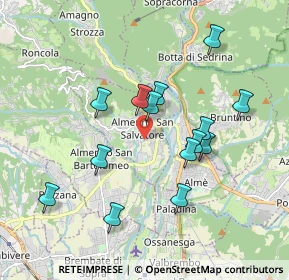 Mappa Via San Giorgio, 24031 Almenno San Salvatore BG, Italia (1.72929)