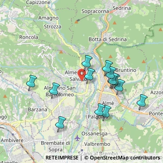 Mappa Via S. Giorgio, 24031 Almenno San Salvatore BG, Italia (1.86154)