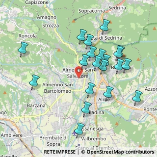 Mappa Via San Giorgio, 24031 Almenno San Salvatore BG, Italia (1.9805)