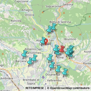 Mappa Via San Giorgio, 24031 Almenno San Salvatore BG, Italia (2.00765)
