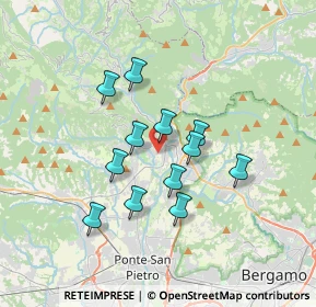 Mappa Via San Giorgio, 24031 Almenno San Salvatore BG, Italia (2.79667)