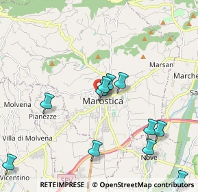 Mappa Via Cesare Battisti, 36063 Marostica VI, Italia (2.20818)