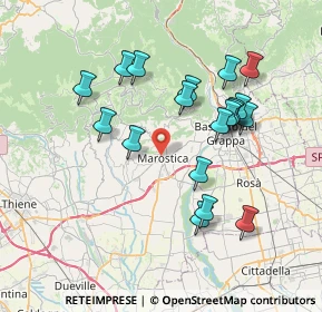 Mappa Via Cesare Battisti, 36063 Marostica VI, Italia (7.05263)
