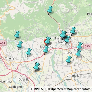 Mappa Via S. Antonio, 36063 Marostica VI, Italia (8.21)