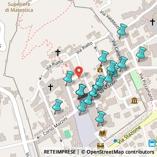 Mappa Via S. Antonio, 36063 Marostica VI, Italia (0.109)