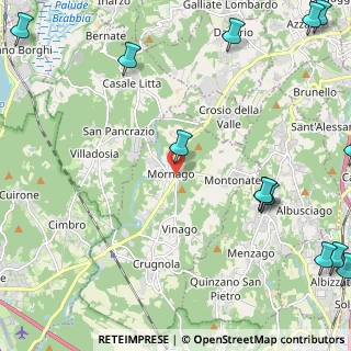 Mappa Via Carugo, 21020 Mornago VA, Italia (3.47846)