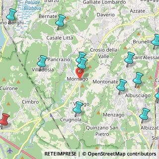 Mappa Via Carugo, 21020 Mornago VA, Italia (2.96231)