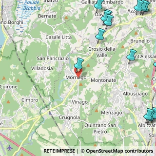 Mappa Via Carugo, 21020 Mornago VA, Italia (3.63286)