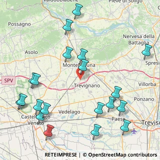 Mappa Piazza Contarini, 31044 Montebelluna TV, Italia (10.6955)