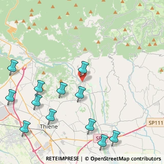 Mappa Via San Giorgio, 36030 Lugo di Vicenza VI, Italia (5.53583)