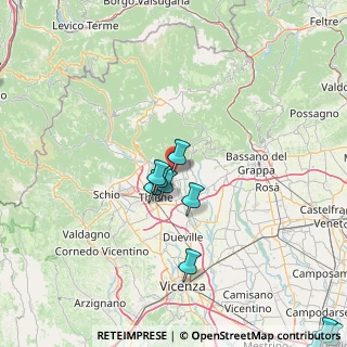 Mappa Via Dante Alighieri, 36030 Lugo di Vicenza VI, Italia (33.8945)
