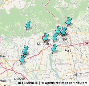 Mappa Via Monte Grappa, 36063 Marostica VI, Italia (6.45818)