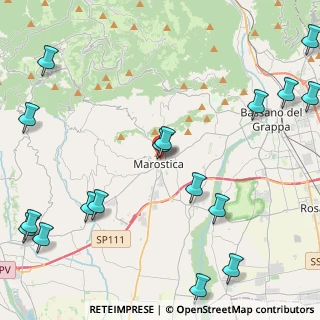 Mappa Via Monte Grappa, 36063 Marostica VI, Italia (6.09353)
