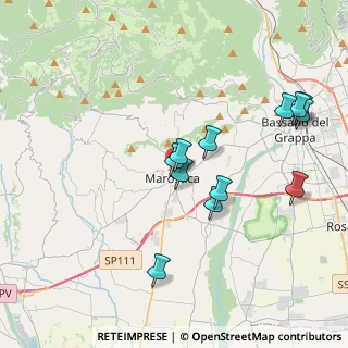 Mappa Via Monte Grappa, 36063 Marostica VI, Italia (3.71417)