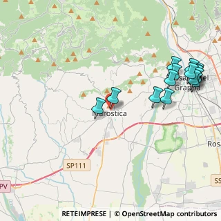 Mappa Via Monte Grappa, 36063 Marostica VI, Italia (5.042)