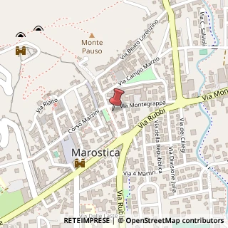 Mappa Via Pizzamano, 3, 36063 Marostica, Vicenza (Veneto)
