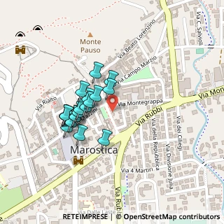 Mappa Via Monte Grappa, 36063 Marostica VI, Italia (0.179)
