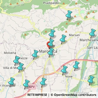 Mappa Via Pizzamano, 36063 Marostica VI, Italia (2.69133)