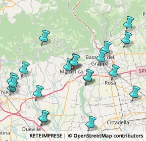 Mappa Via 25 Aprile, 36063 Marostica VI, Italia (9.182)