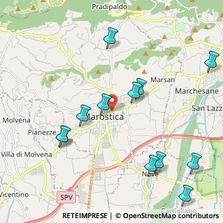 Mappa Via 25 Aprile, 36060 Marostica VI, Italia (2.42)