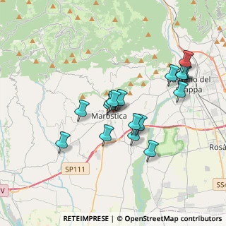 Mappa Via 25 Aprile, 36060 Marostica VI, Italia (3.29294)