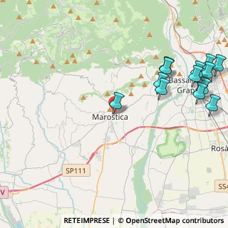 Mappa Via 25 Aprile, 36060 Marostica VI, Italia (5.44769)