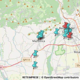 Mappa Via 25 Aprile, 36063 Marostica VI, Italia (3.995)